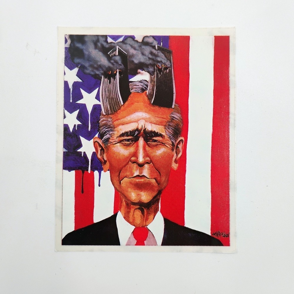 Mear One Kalen Ockermanl Bush Towers Sticker VTG 1990's Streetwear Skateboarding